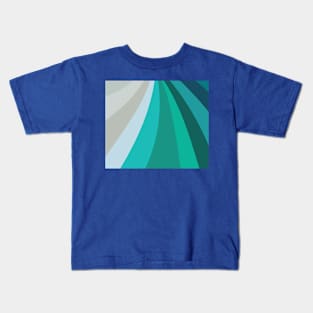 Cyan Beach Kids T-Shirt